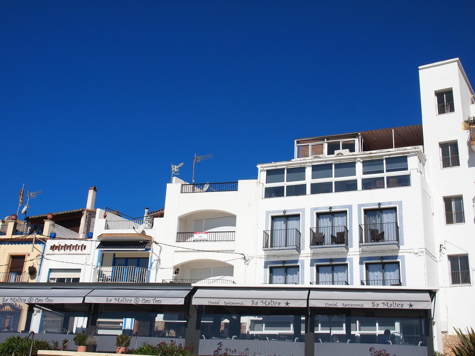 Hostal Sa Malica Blanes Exteriör bild